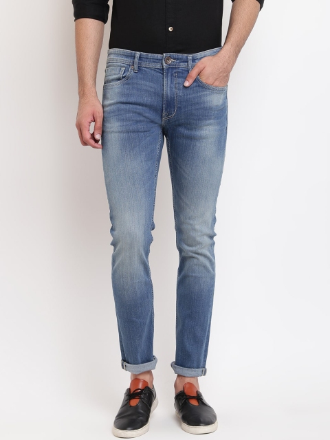 

Pepe Jeans Men Blue Skinny Fit Mid-Rise Clean Look Jeans