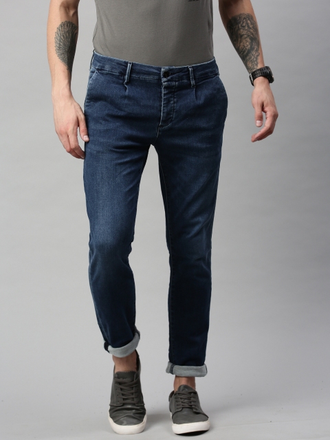 

Jack & Jones Men Blue Tim Slim Straight Fit Low-Rise Light Fade Stretchable Jeans