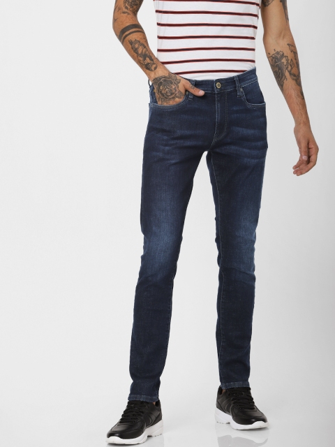 

Jack & Jones Men Blue Liam Skinny Fit Low-Rise Clean Look Stretchable Jeans