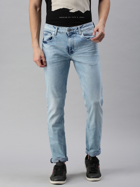

Jack & Jones Men Blue Skinny Fit Light Fade Jeans