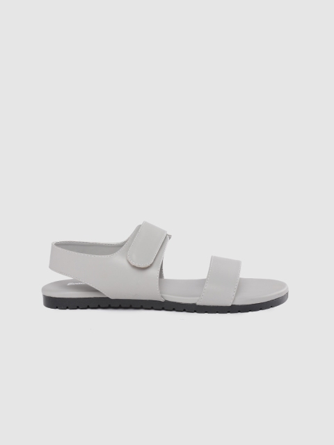 

The Roadster Lifestyle Co Women Grey Solid Open Toe Flats