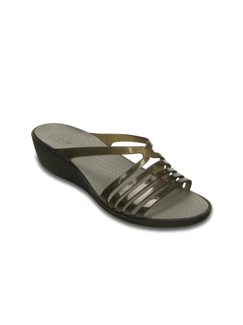 

Crocs Women Brown Wedges