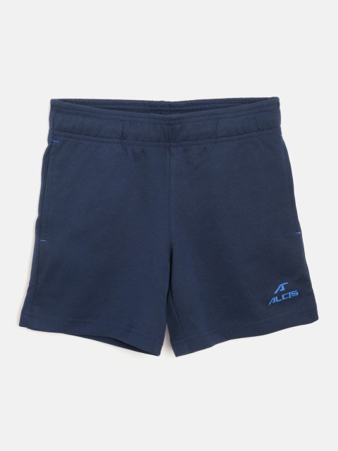 

Alcis Boys Navy Blue Solid Sports Shorts