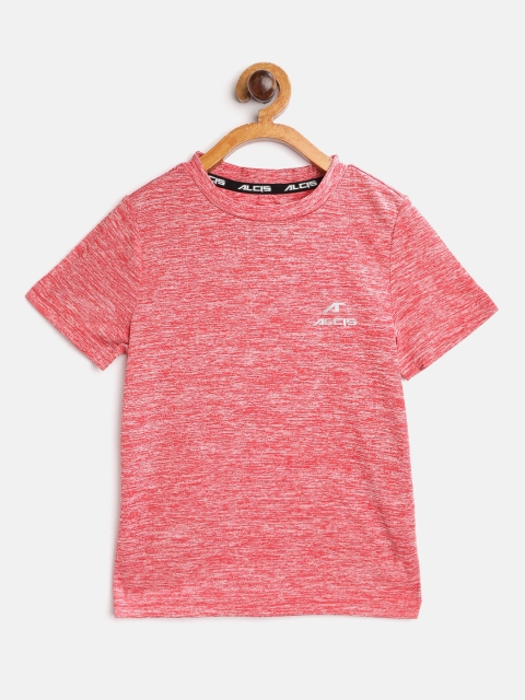 

Alcis Boys Red Grindle Effect Round Neck T-shirt