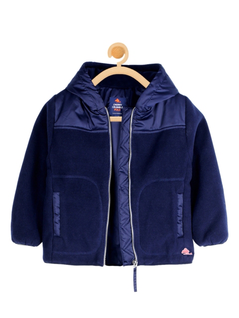 

Cherry Crumble Boys Blue Solid Tailored Jacket