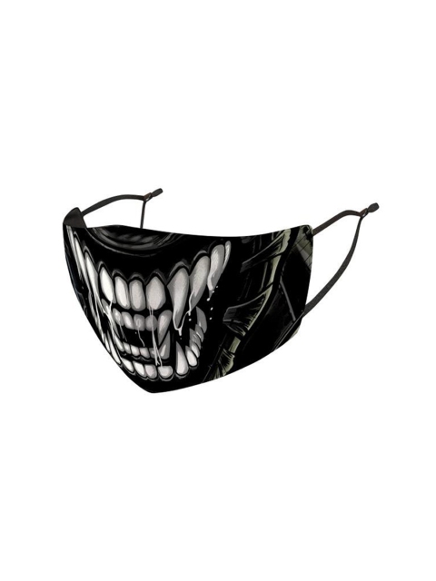 

TREEMODA Men Black & White Printed 3-Ply Reuseable Cloth Mask