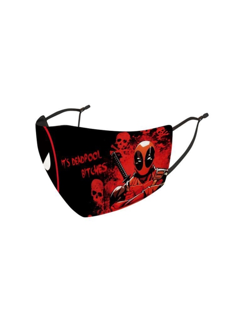 

TREEMODA Unisex Red & Black 3-Ply Reusable Cloth Mask