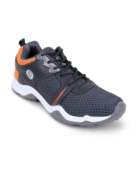 

Action Men Grey & Orange Running Shoes