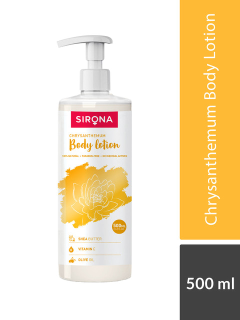 

Sirona Unisex Natural Chrysanthemum Body Lotion 500ml, Yellow
