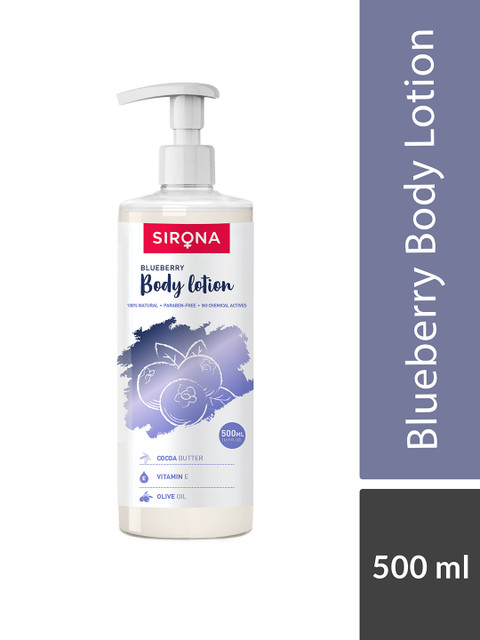 

Sirona Natural Blueberry Body Lotion 500 ml, Blue