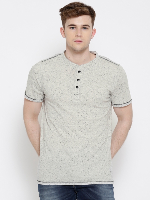 

Evoke 1899 Grey Melange Flecked Effect T-shirt