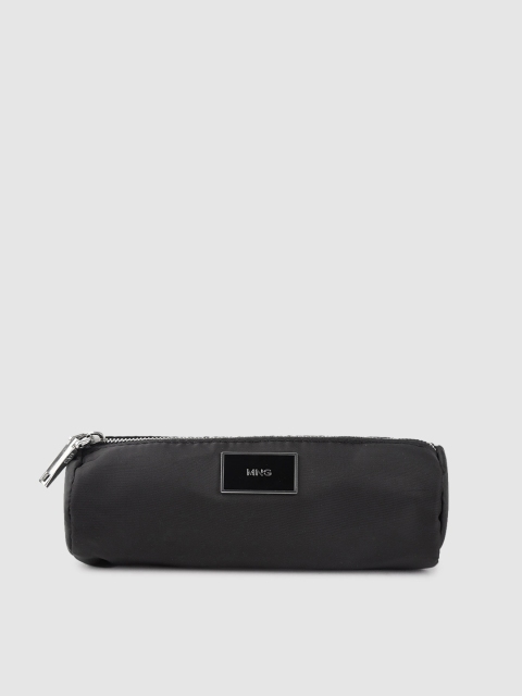 

MANGO Women Black Solid Cosmetic Pouch