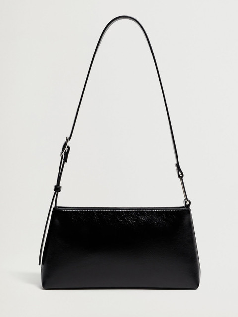 

MANGO Women Black Solid Sling Bag