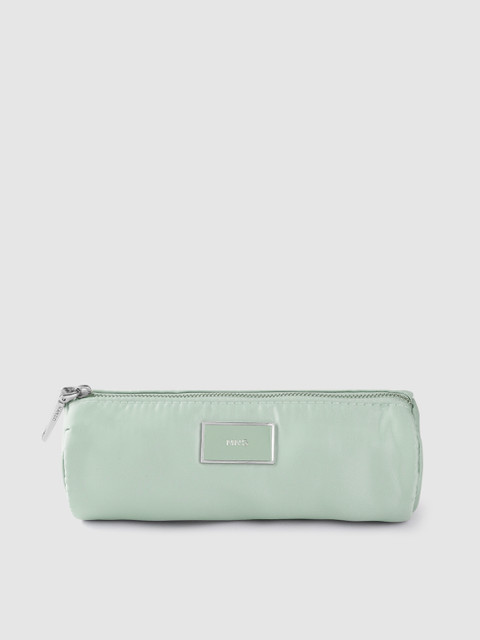 

MANGO Women Mint Green Solid Cosmetic Pouch