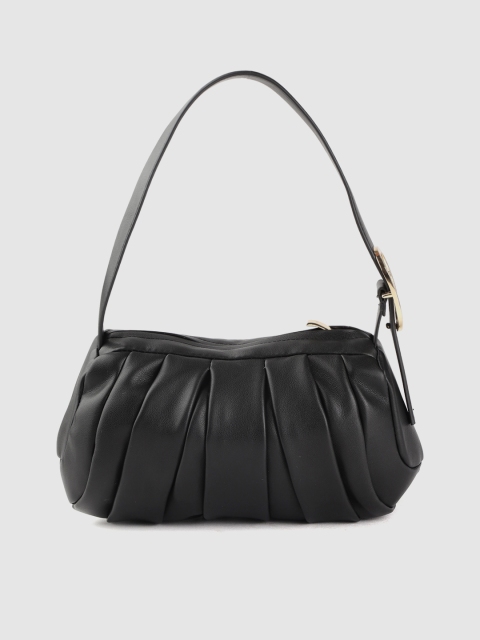 

MANGO Black Solid Handheld Bag