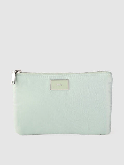 

MANGO Women Sea Green Solid Cosmetic Pouch