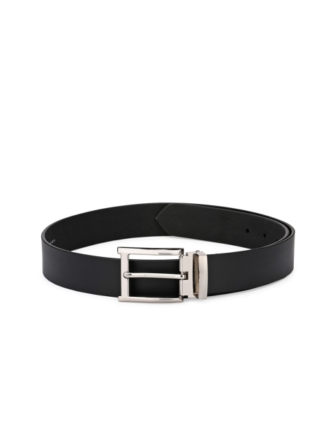 

Pacific Gold Men Black Solid Belt