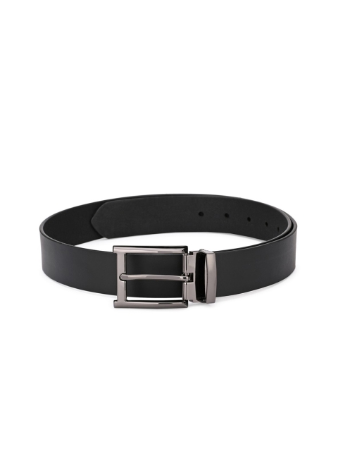 

Pacific Gold Men Black Solid Belt