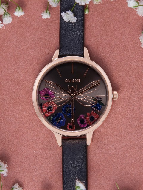 

OUI & ME Women Black Analogue Watch ME010111