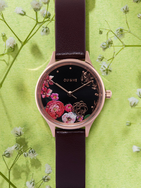 

OUI & ME Women Black Analogue Watch ME010173