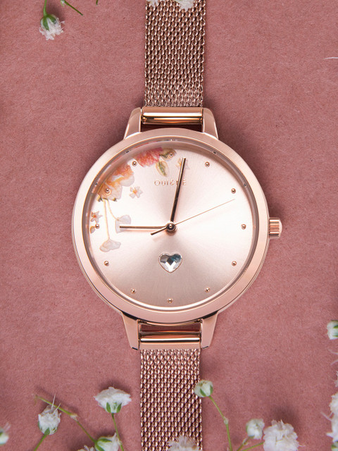 

OUI & ME Women Rose Gold Analogue Watch ME010193