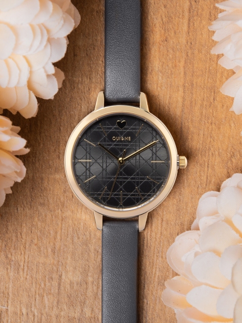 

OUI & ME Women Black Analogue Watch ME010150