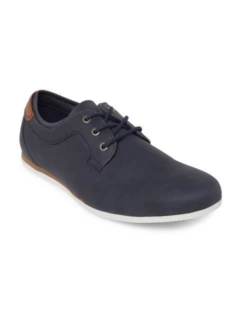 

Call It Spring Men Textured Derbys Casual Shoes, Navy blue