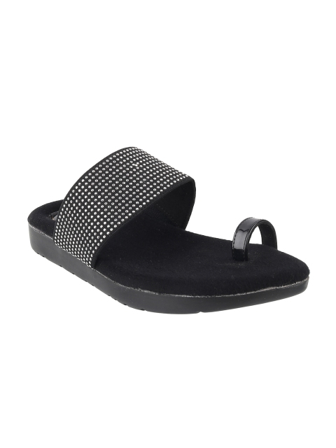 

Catwalk Women Black Embellished Comfort Heels