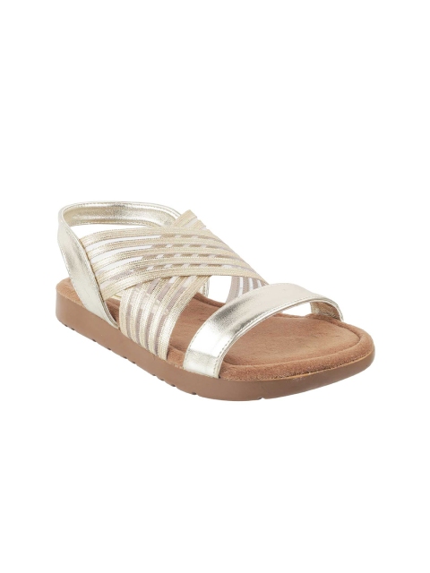 

Catwalk Women Gold-Toned Solid Flatform Heels