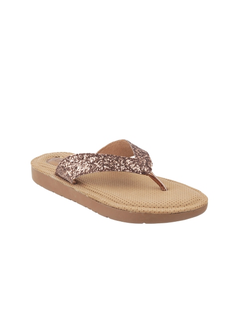 

Catwalk Women Bronze-Toned Embellished Comfort Heels