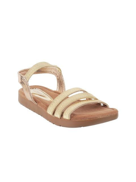 

Catwalk Women Gold-Toned Solid Flatform Heels