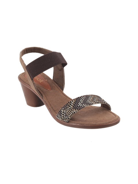 

Catwalk Women Brown Woven Design Block Heels