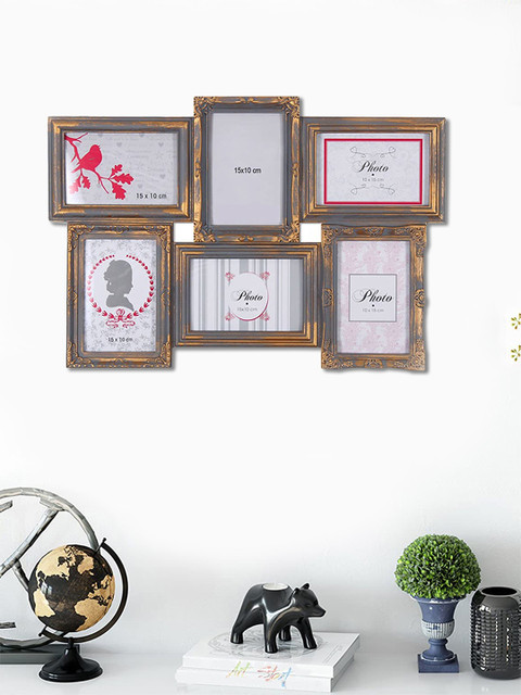 

Art Street Grey & Copper-Toned Textured Wall Photo Frame