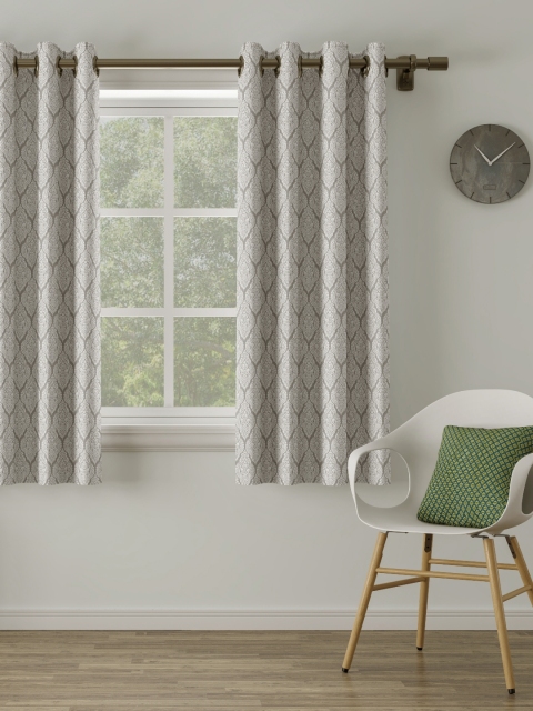 

DDecor Grey Single Window Curtain