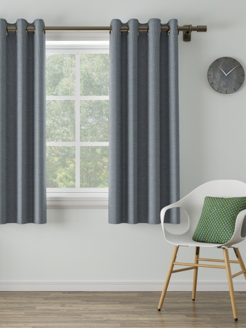 

DDecor Grey Single Window Curtain