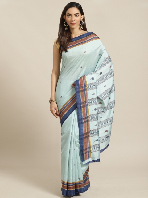 

Libas Women Blue Printed Saree