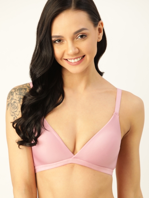 

DressBerry Pink Solid Non-Wired Non Padded Everyday Bra DB-PM-CP-01 C