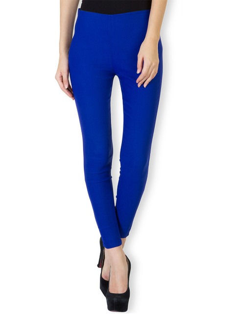 

Be Indi Blue Ankle-Length Leggings