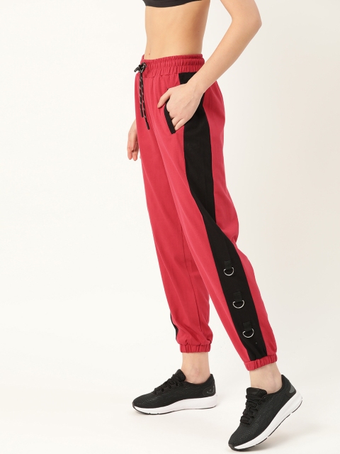

DressBerry Women Red Regular Fit Solid Joggers
