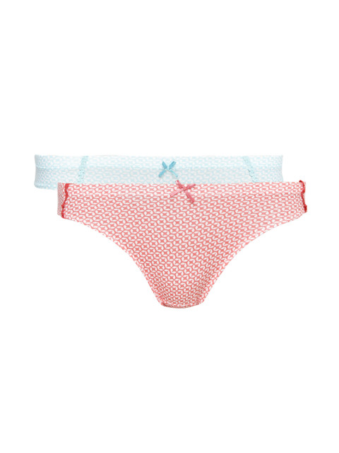 

Inner Sense Women Pack of 2 Printed Bikini Briefs ISP020_ISP022, Blue