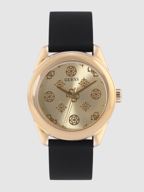 

GUESS Women Gold-Toned Peony G Analogue Watch GW0107L2