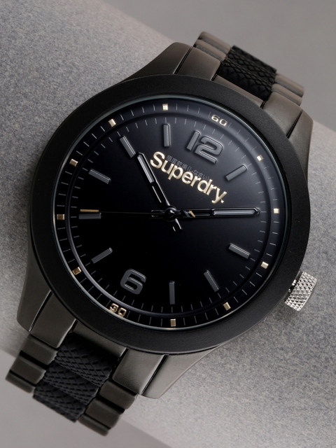 

Superdry Men Black Analogue Watch SYG288BM