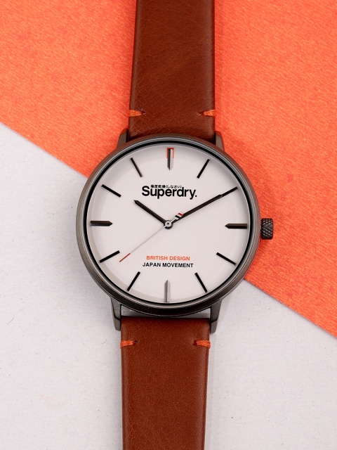 

Superdry Men Silver-Toned Analogue Watch
