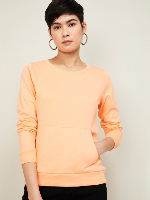 

Fame Forever by Lifestyle Women Orange Solid Sweatshirt