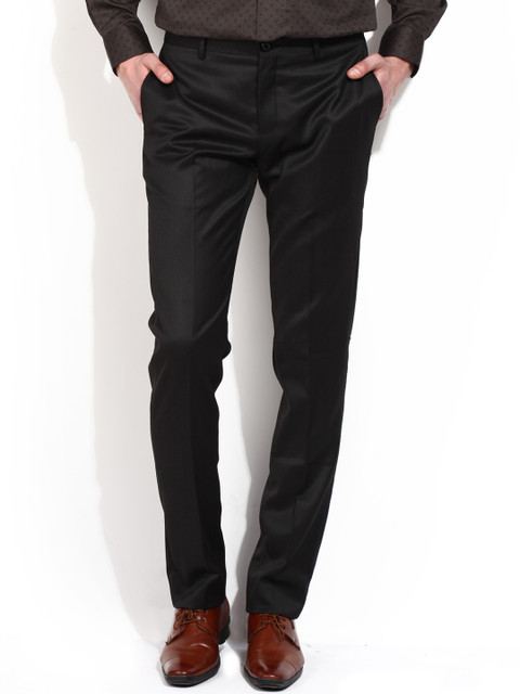

Blackberrys Black Skinny Fit Formal Trousers