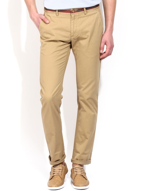 

Blackberrys Khaki Smart Fit Chino Trousers