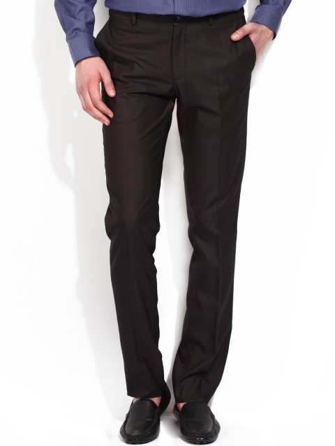 

Blackberrys Brown Smart Fit Formal Trousers