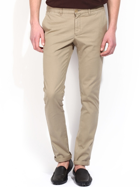 

Blackberrys Beige Slim Fit Chino Trousers