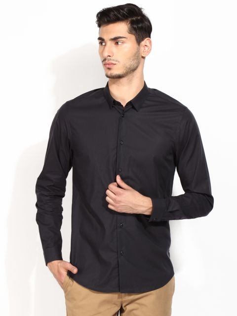 

Blackberrys Black Classic Fit Casual Shirt