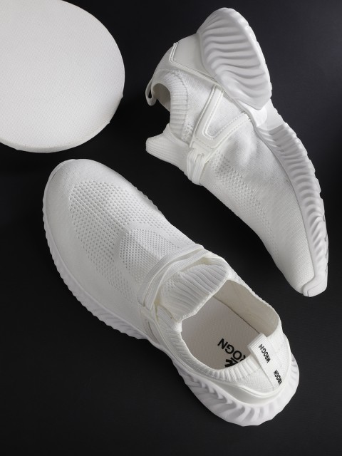 

WROGN Men White Solid Sneakers